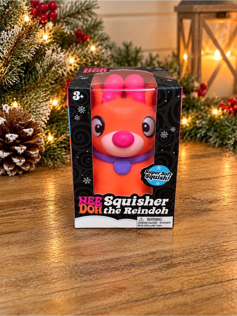 NeeDoh Squisher the Reindoh - Orange